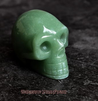 Hexenshop Dark Phönix Jade Kristallschädel Radegast Totenkopf Halbedelstein